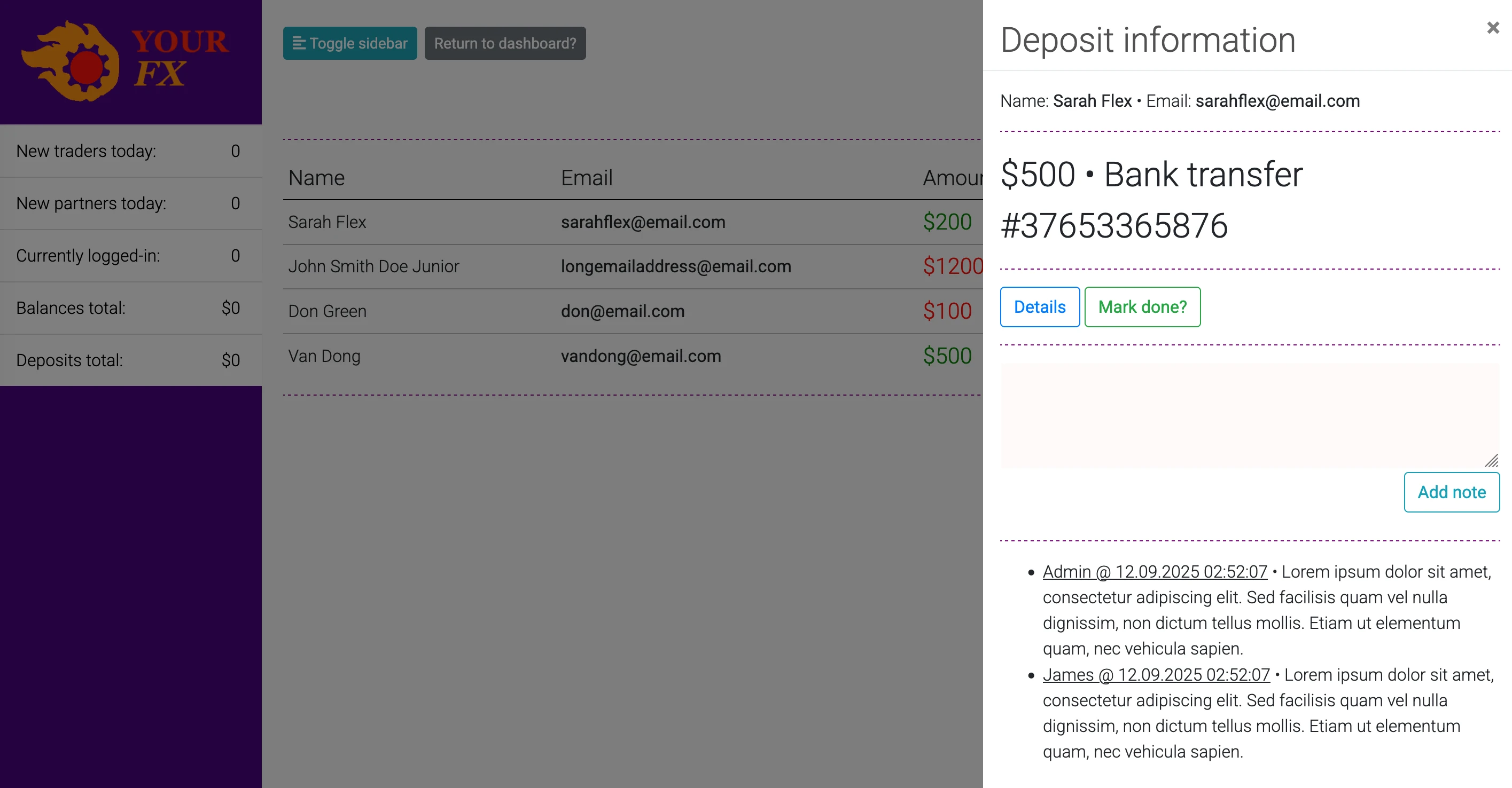 Giao diện Broker 12